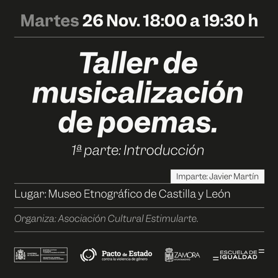 Taller musicalización 25N Zamora