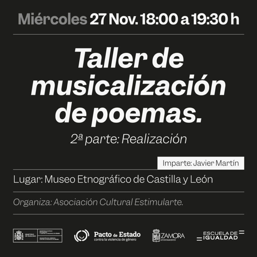 Taller musicalización 25N Zamora